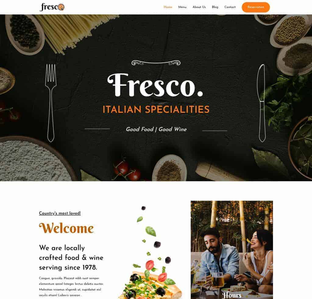 Restaurant Website